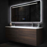 Espejo LED Rectangular | Botones táctiles | Función antivaho | Luz blanca neutra - Reyze Seria Minimal Model 5